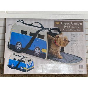 Pet Store Happy Camper Van Pet Carrier Portable Up to 20lbs Travel Bag Vented Ne